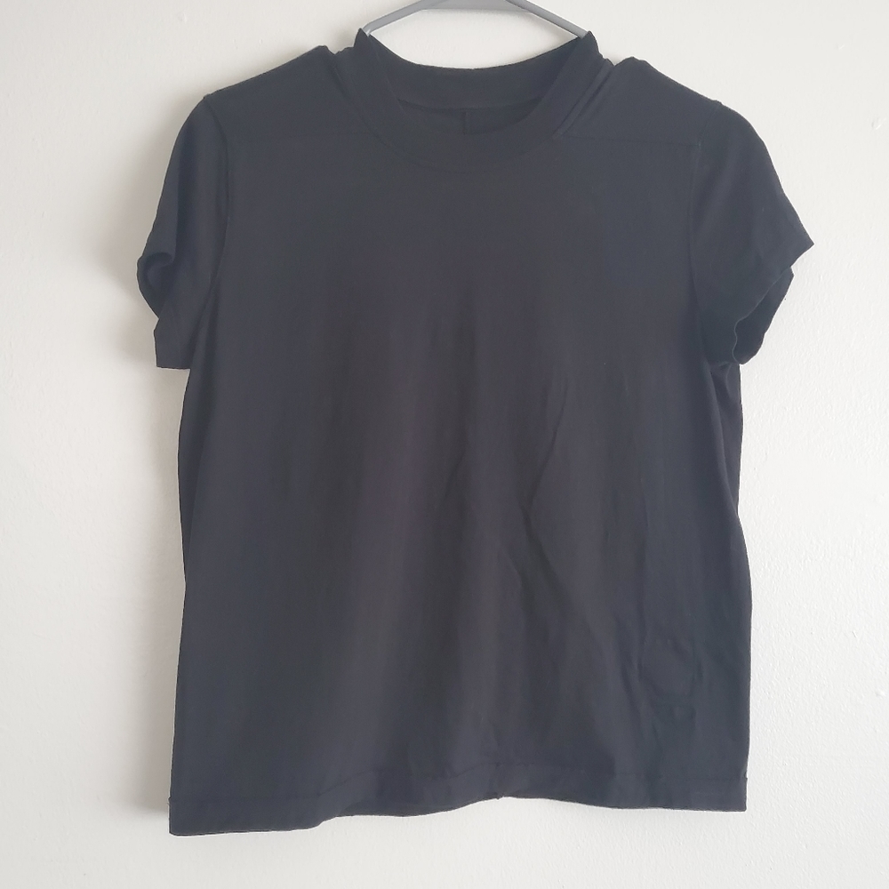 Rick Owens Level Tee in Black